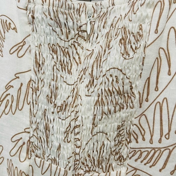 Antonio Melani x M.G. Style Nat Palm Drawing Print Linen Mini Dress NWT $199 - Picture 12 of 14